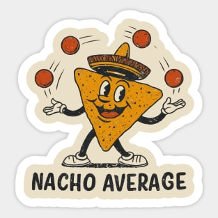 The Nacho Master: Juggling His Way to Cheesy Victory Sticker